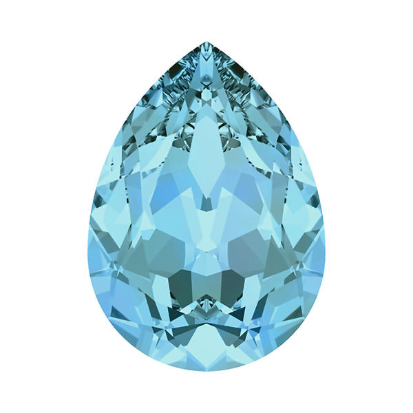 Swarovski Fancy Stones 4320 6 x 4 mm Aquamarine F