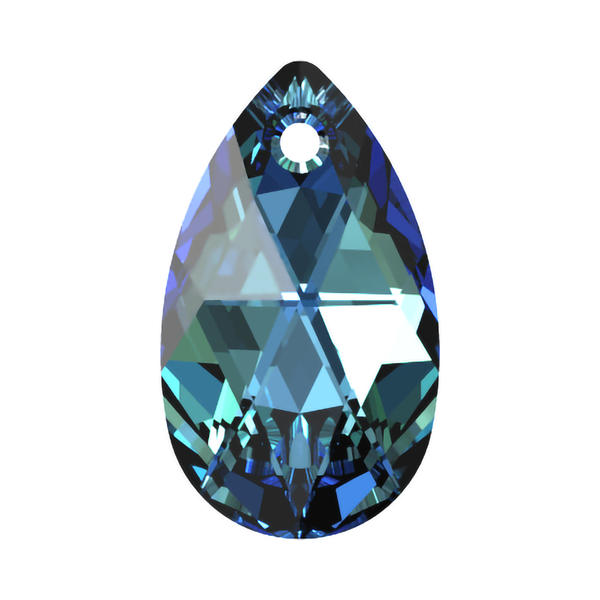Swarovski Crystal Pendants 6106 16 mm Crystal Bermuda Blue
