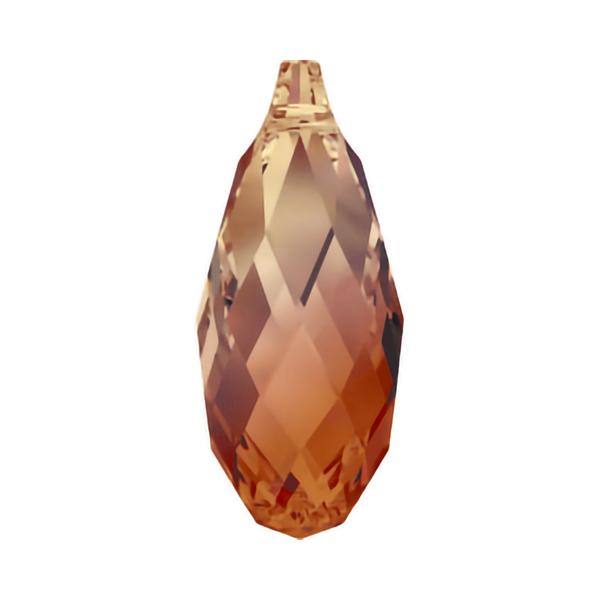 Swarovski Crystal Pendants 6010 17 x 8,5 mm Topaz Blend