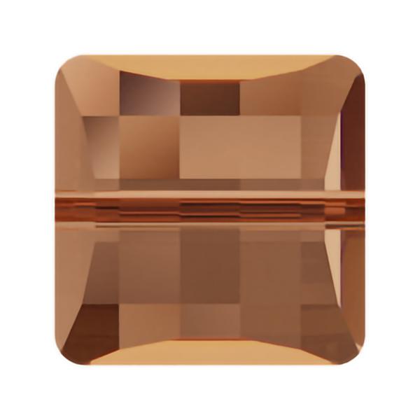 Swarovski Crystal Beads 5624 10 mm Light Smoked Topaz
