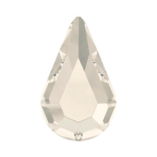 Swarovski Hotfix Crystals 2300 8 x 4,8 mm Crystal Silver Shade M HF