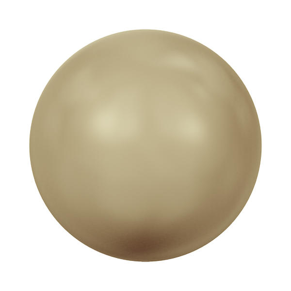 Swarovski Crystal Pearls 5810 8 mm Crystal Vintage Gold Pearl
