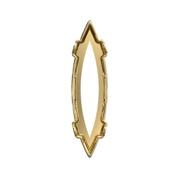 Swarovski Fancy Stone Settings 4200/S 48 x 13 mm Brass 3PH2OZ