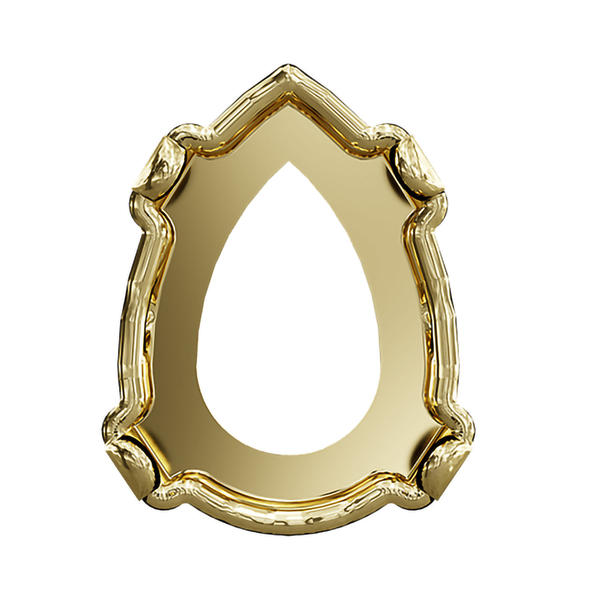 Swarovski Fancy Stone Settings 4320/S 6 x 4 mm Brass 1PH2OZ