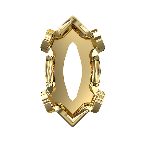 Swarovski Fancy Stone Settings 4228/S 5 x 2,5 mm Brass 1PH2OZ