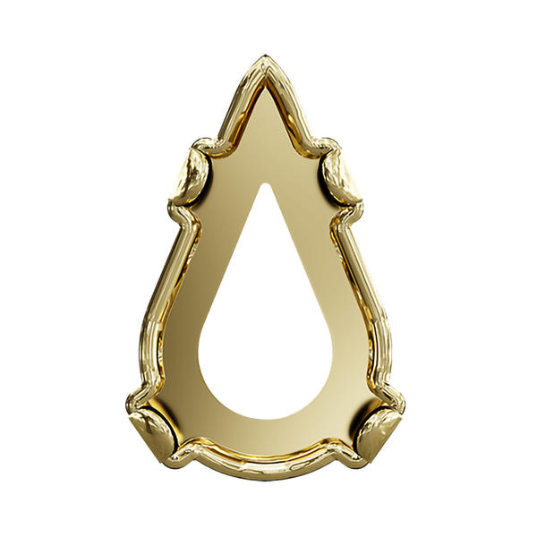 Swarovski Fancy Stone Settings 4328/S 6 x 3,6 mm Brass 1PH2OZ