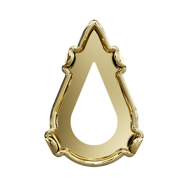 Swarovski Fancy Stone Settings 4328/S 10 x 6 mm Brass 1PH2OZ