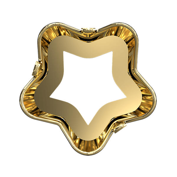 Swarovski Fancy Stone Settings 4744/S 10 mm Brass 1PH2OZ