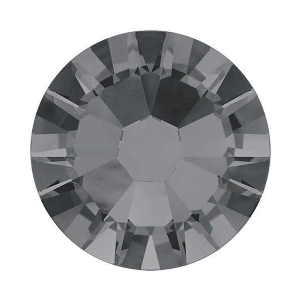 Swarovski Flatback Crystals 2058 ss 12 Crystal Silver Night F