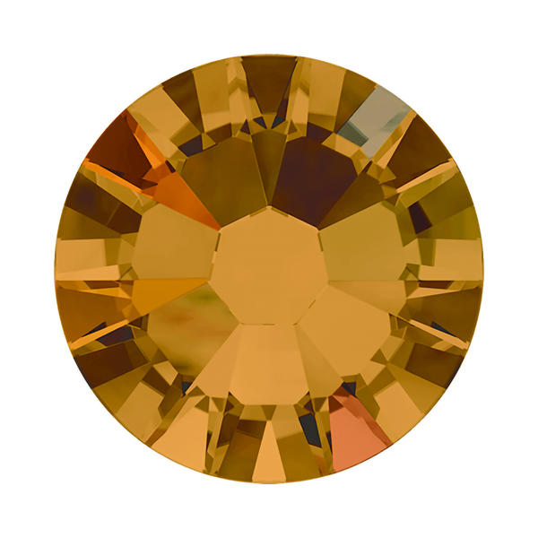 Swarovski Flatback Crystals 2058 ss 30 Topaz AB F