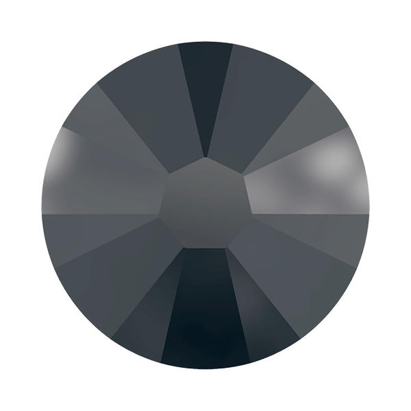 Swarovski Flatback Crystals 2058 ss 34 Jet Hematite Unfoiled