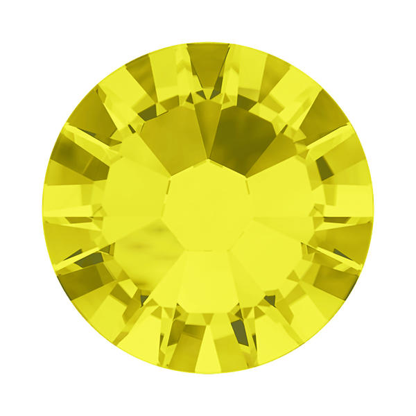 Swarovski Flatback Crystals 2058 ss 9 Citrine Unfoiled
