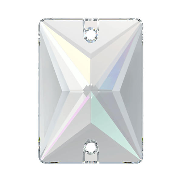 Swarovski Sew-on Crystals 3250 18 x 13 mm Crystal AB F