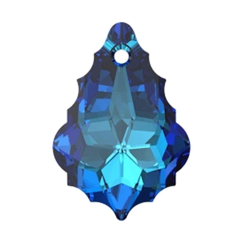 Swarovski Crystal Pendants 6090 22 x 15 mm Crystal Bermuda Blue