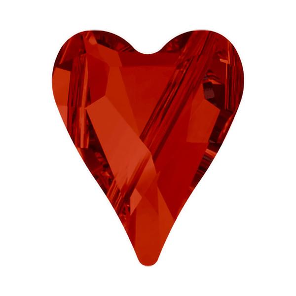 Swarovski Crystal Beads 5743 17 mm Crystal Red Magma