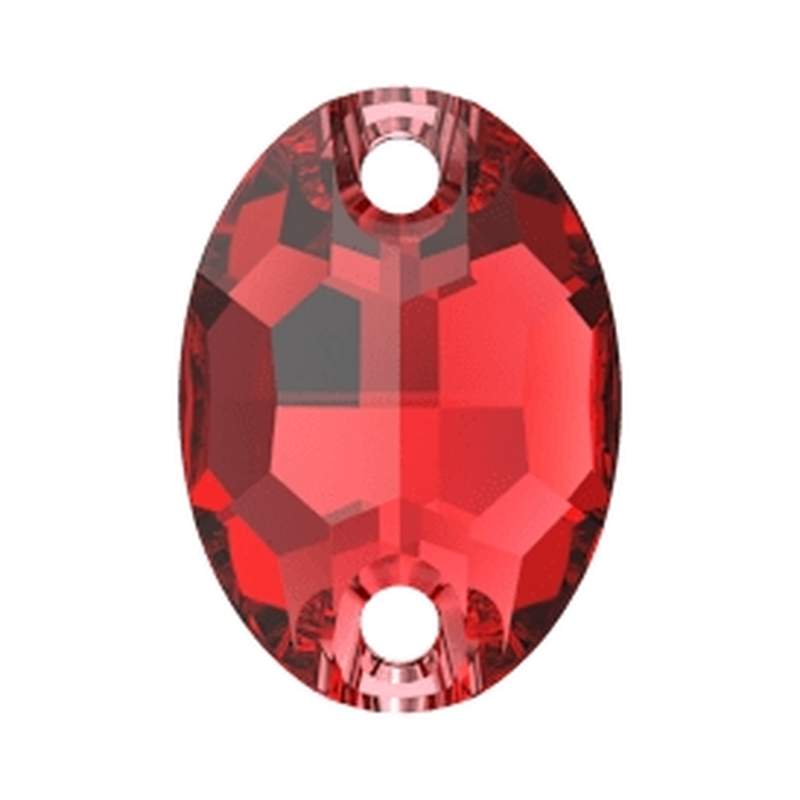 Swarovski Sew-on Crystals 3210 10 x 7 mm Light Siam F