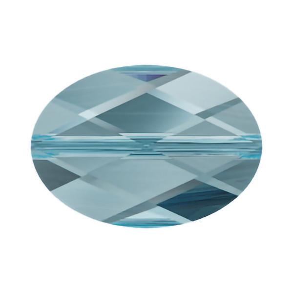 Swarovski Crystal Beads 5050 14 x 10 mm Aquamarine
