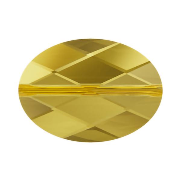 Swarovski Crystal Beads 5050 22 x 16 mm Light Topaz
