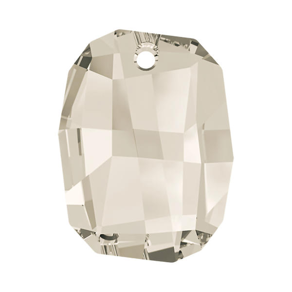 Swarovski Crystal Pendants 6685 19 mm Crystal Silver Shade
