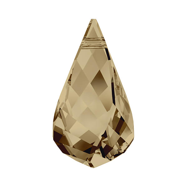 Swarovski Crystal Pendants 6020 37 mm Crystal Golden Shadow