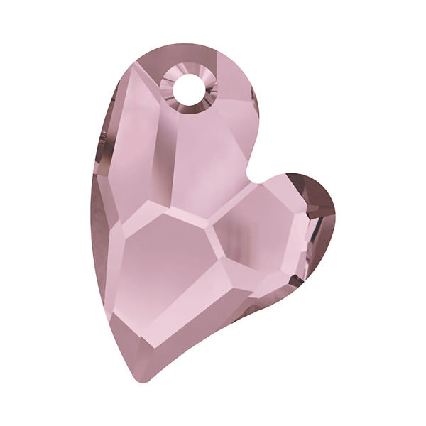 Swarovski Crystal Pendants 6261 17 mm Crystal Antique Pink