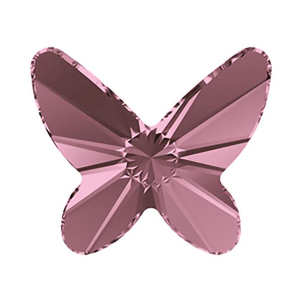 Swarovski Flatback Crystals 2854 8 mm Crystal Antique Pink F
