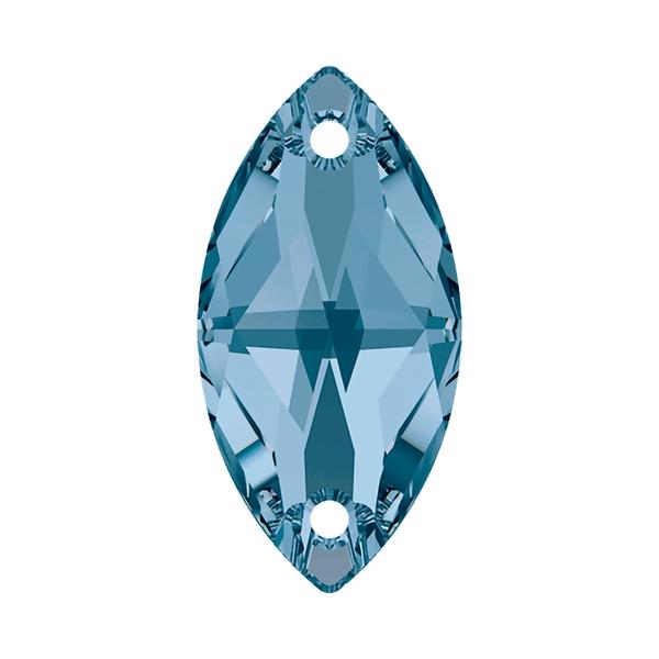Swarovski Sew-on Crystals 3223 12 x 6 mm Denim Blue F