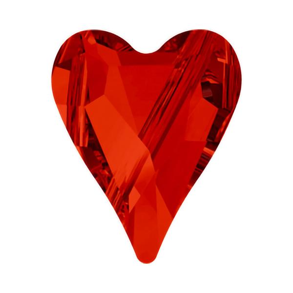 Swarovski Crystal Beads 5743 17 mm Crystal Red Magma V