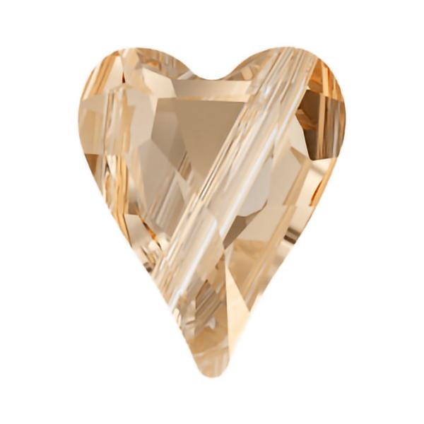 Swarovski Crystal Beads 5743 12 mm Crystal Golden Shadow V