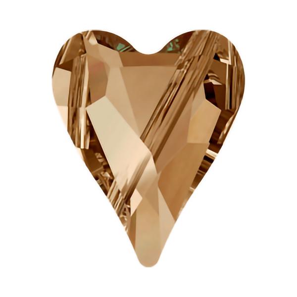 Swarovski Crystal Beads 5743 17 mm Crystal Golden Shadow V