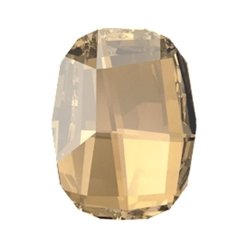 Swarovski Hotfix Crystals 2585 14 mm Crystal Golden Shadow M HF