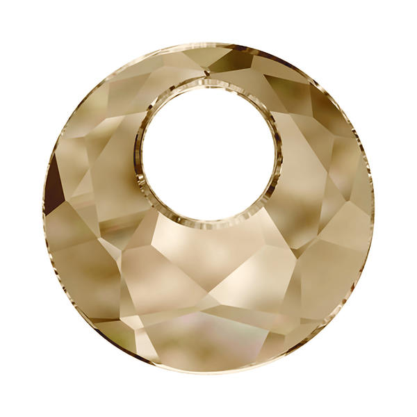 Swarovski Crystal Pendants 6041 38 mm Crystal Golden Shadow