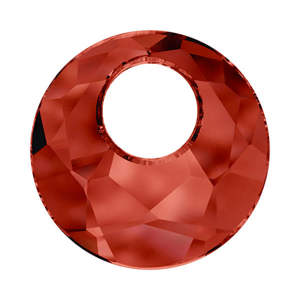 Swarovski Crystal Pendants 6041 38 mm Crystal Red Magma