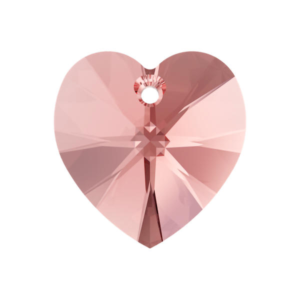 Swarovski Crystal Pendants 6228 14,4 x 14 mm Rose Peach