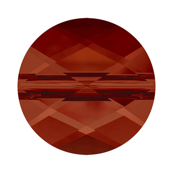 Swarovski Crystal Beads 5052 8 mm Crystal Red Magma