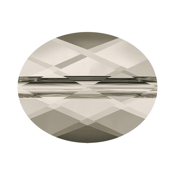 Swarovski Crystal Beads 5051 8 x 6 mm Crystal Silver Shade