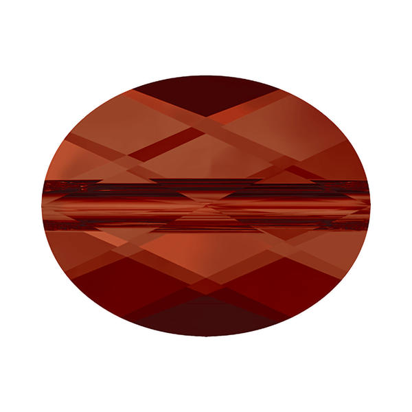 Swarovski Crystal Beads 5051 8 x 6 mm Crystal Red Magma