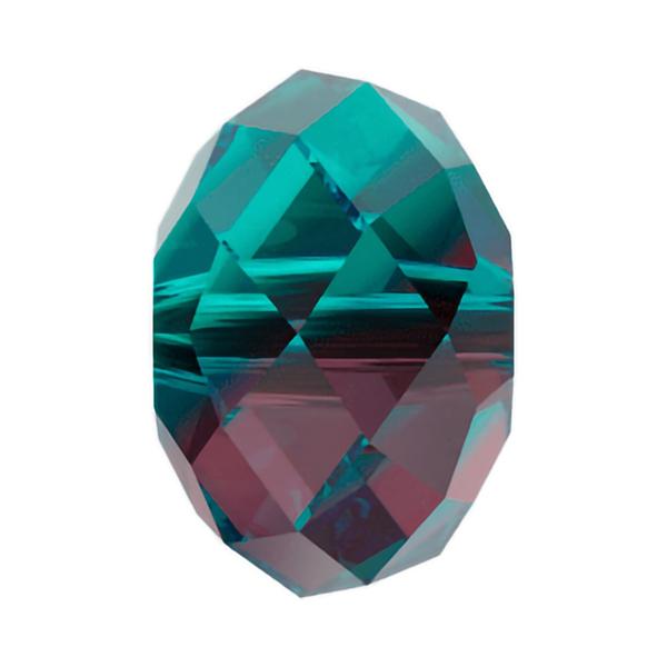 Swarovski Crystal Beads 5040 8 mm Burgundy - Blue Zircon Blend
