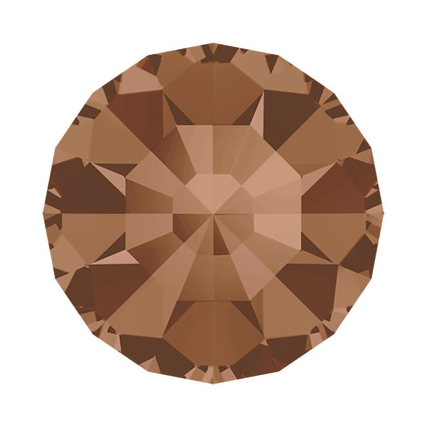 Swarovski Round Stones 1100 pp 4 Light Smoked Topaz F