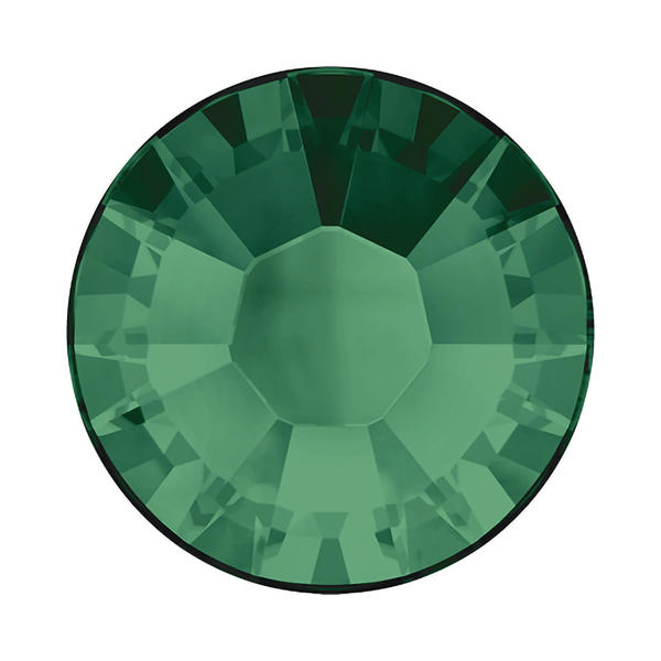 Swarovski Hotfix Crystals 2038 ss 16 Emerald A HF