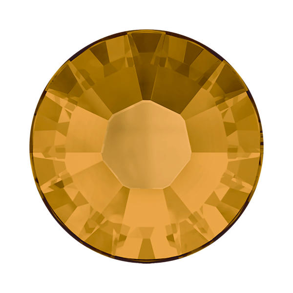 Swarovski Hotfix Crystals 2038 ss 16 Topaz A HF