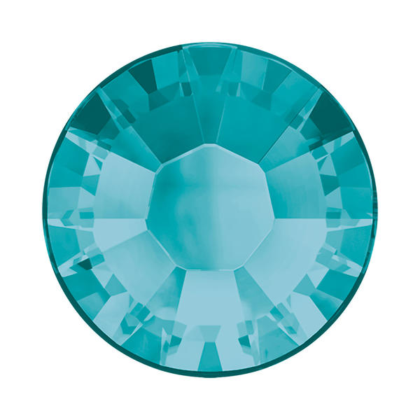 Swarovski Hotfix Crystals 2038 ss 34 Blue Zircon A HF