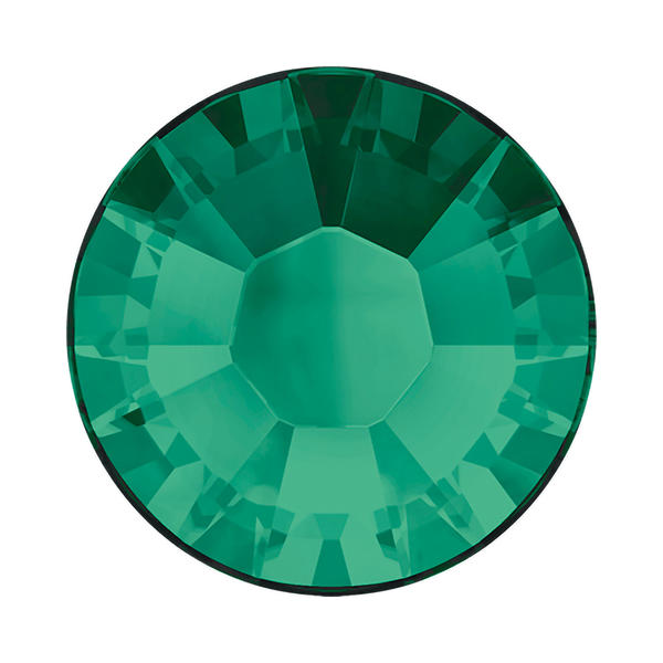 Swarovski Hotfix Crystals 2038 ss 34 Emerald A HF