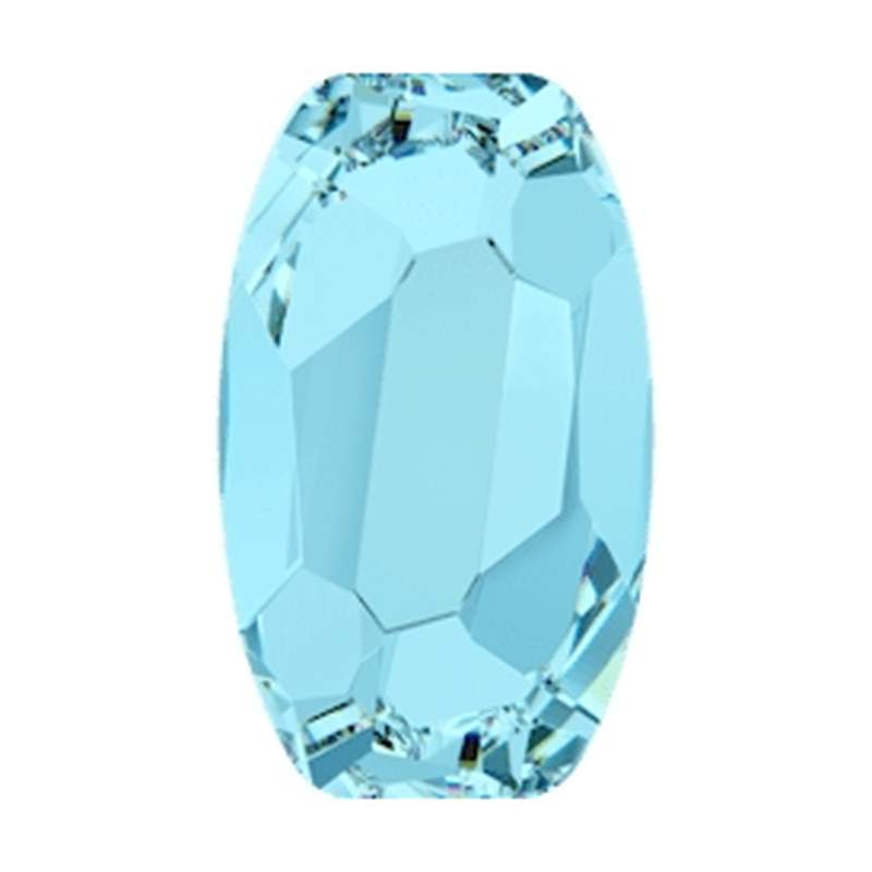 Swarovski Fancy Stones 4855 10 x 6 mm Aquamarine CAL V SI