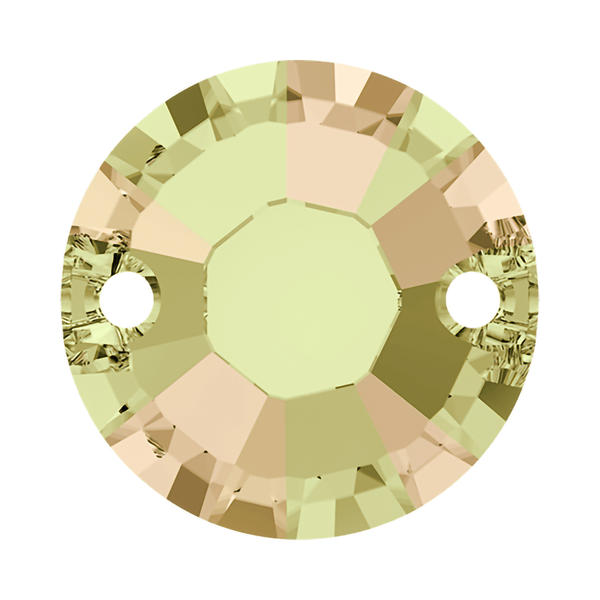 Swarovski Sew-on Crystals 3204 10 mm Crystal Luminous Green F