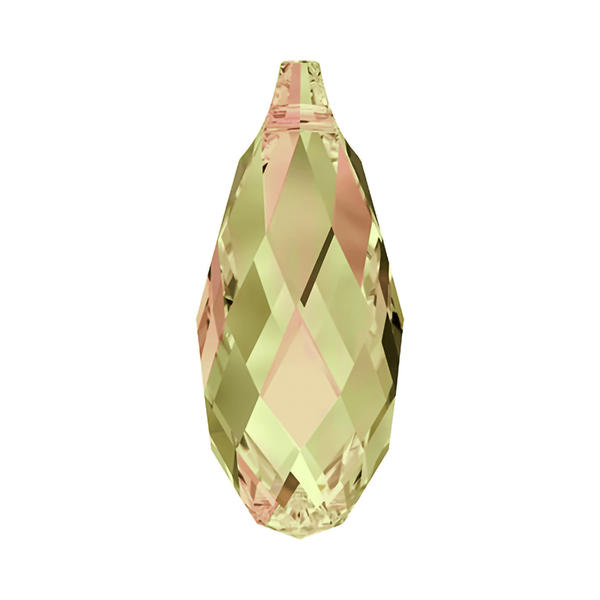 Swarovski Crystal Pendants 6010 11 x 5,5 mm Crystal Luminous Green