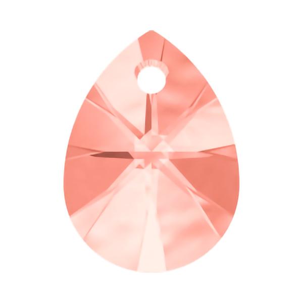 Swarovski Crystal Pendants 6128 8 mm Rose Peach