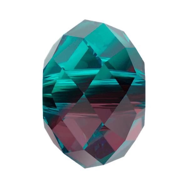 Swarovski Crystal Beads 5040 6 mm Burgundy - Blue Zircon Blend