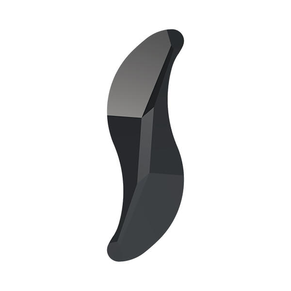 Swarovski Flatback Crystals 2788 14 mm Jet Unfoiled