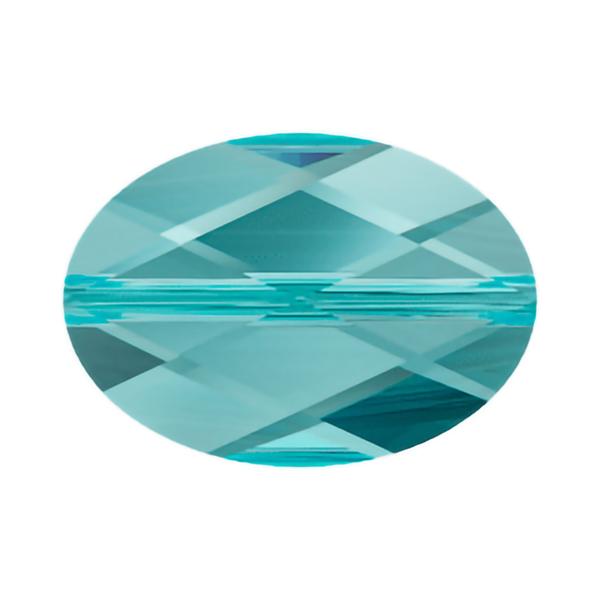 Swarovski Crystal Beads 5050 14 x 10 mm Light Turquoise